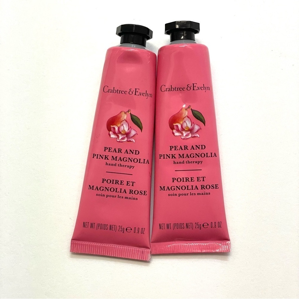 Crabtree & Evelyn Pear & Pink Magnolia Hand Therapy .9 oz Travel Size Lotion